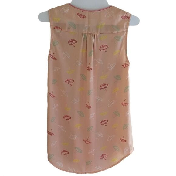 Modcloth Podcast Co-Host Sleeveless Top Umbrellas - Picture 3 of 10